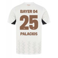 Bayer Leverkusen Exequiel Palacios #25 Bortedrakt 2024-25 Kortermet